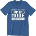thumbnail image 1 of Do Not Disturb, Gaming Mode Activated Funny Gaming Slogan Retro Gamer Men Tee Shirt, 1 of 4