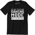 thumbnail image 1 of Do Not Disturb, Gaming Mode Activated Funny Gaming Slogan Retro Gamer Men Tee Shirt, 1 of 4