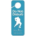thumbnail image 1 of Do Not Disturb Hockey Season Plastic Door Knob Hanger Sign, 1 of 1