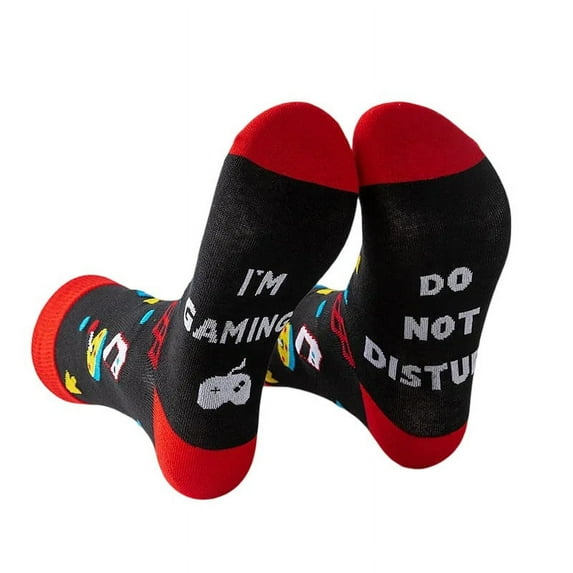 Do Not Disturb I'm Gaming Socks,Boy Gifts Ideas,Men Gifts For Christmas,Funny Gamer Socks Gifts for Men,Him,Dad,Sons,TeenBoys