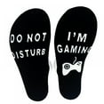 thumbnail image 1 of Do Not Disturb I'm Gaming Socks,Funny Novelty Gaming Socks Son Gift from mom,for Fathers Husbands Dad Mens Teenage Boys Game Lover, 1 of 1