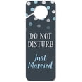 thumbnail image 1 of Do Not Disturb Just Married Plastic Door Knob Hanger Sign, 1 of 1
