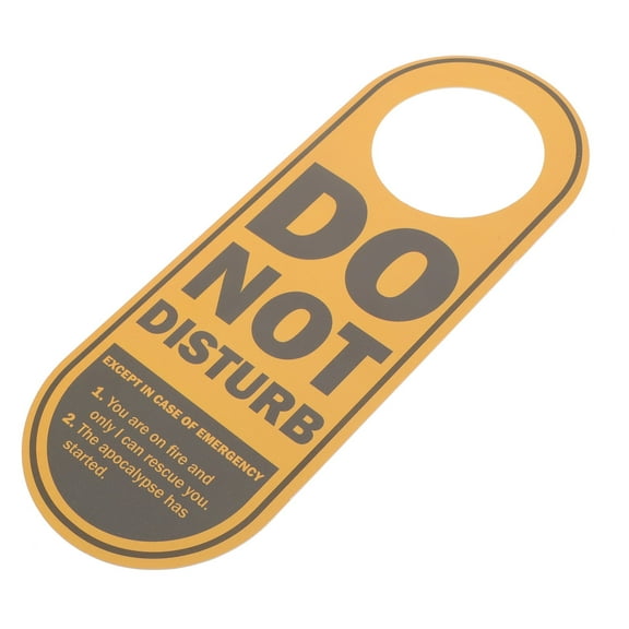 Do Not Disturb Sign Door Handle Signs for Business Pvc Office