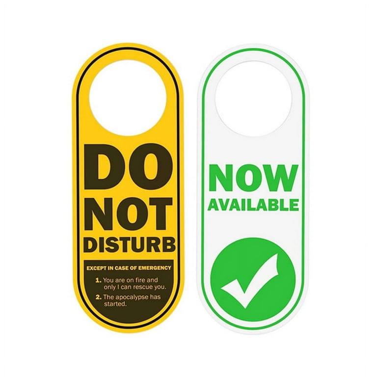 Do Not Disturb Sign Pendant Hotel Door Hanging Sign Now