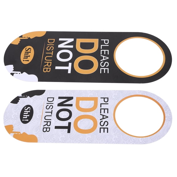 Do Not Disturb Sign Reminding Tag Door Handles Hook Hanger Don't up Coat Pvc Office