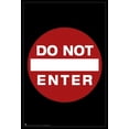 thumbnail image 1 of Do Not Enter Sign Laminated & Framed Poster (24 x 36), 1 of 1
