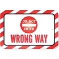 thumbnail image 1 of Do Not Enter Wrong Way Sign, 1 of 1