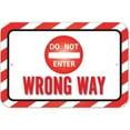 thumbnail image 1 of Do Not Enter Wrong Way Sign, 1 of 1