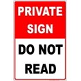 thumbnail image 1 of Do Not Knock/Disturb Sign No Visitors Tin Sign 8x12, 1 of 5