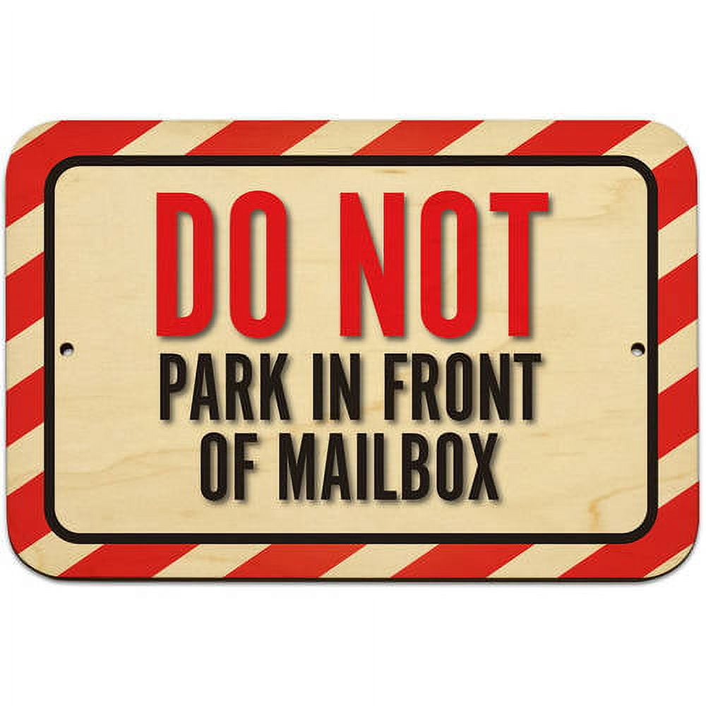 Do Not Park In Front Of Mailbox Sign - Walmart.com