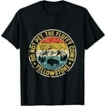 thumbnail image 1 of Do Not Pet The Fluffy Cows Buffalo & Bison Yellowstone Park T-Shirt, 1 of 4
