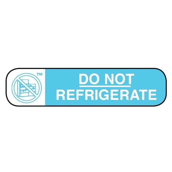"Do Not Refrigerate" Labels, 1000 Ct