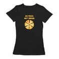 thumbnail image 1 of Do Pizza Not Drugs Graphic Women Black T-Shirt, Female Small, 1 of 2