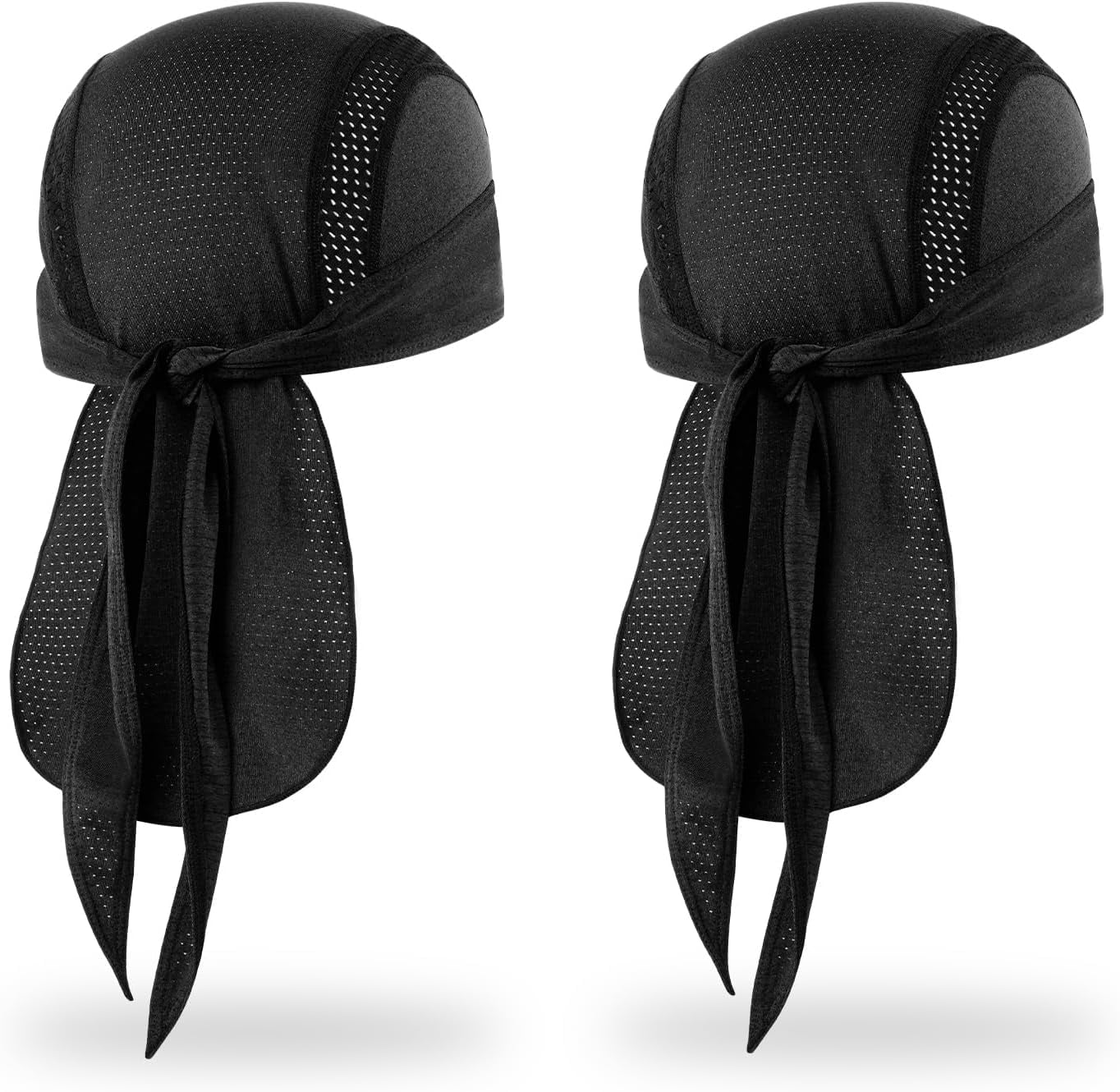 Do Rag Skull Cap Helmet Liner, Cooling Mesh Bandana Cap, Sweat Dew Rags Head Cover for Men