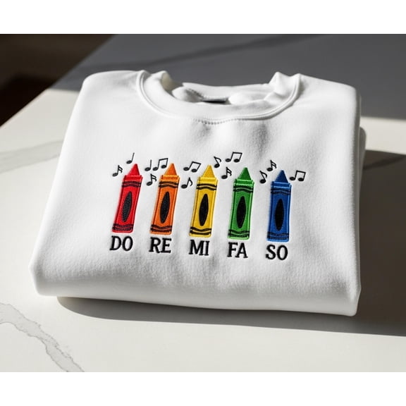 Do Re Mi Fa So Music Teacher Embroidered Shirt, Choir Director Gift, Piano Teacher Gift, Music Educator Elementary Music Teacher