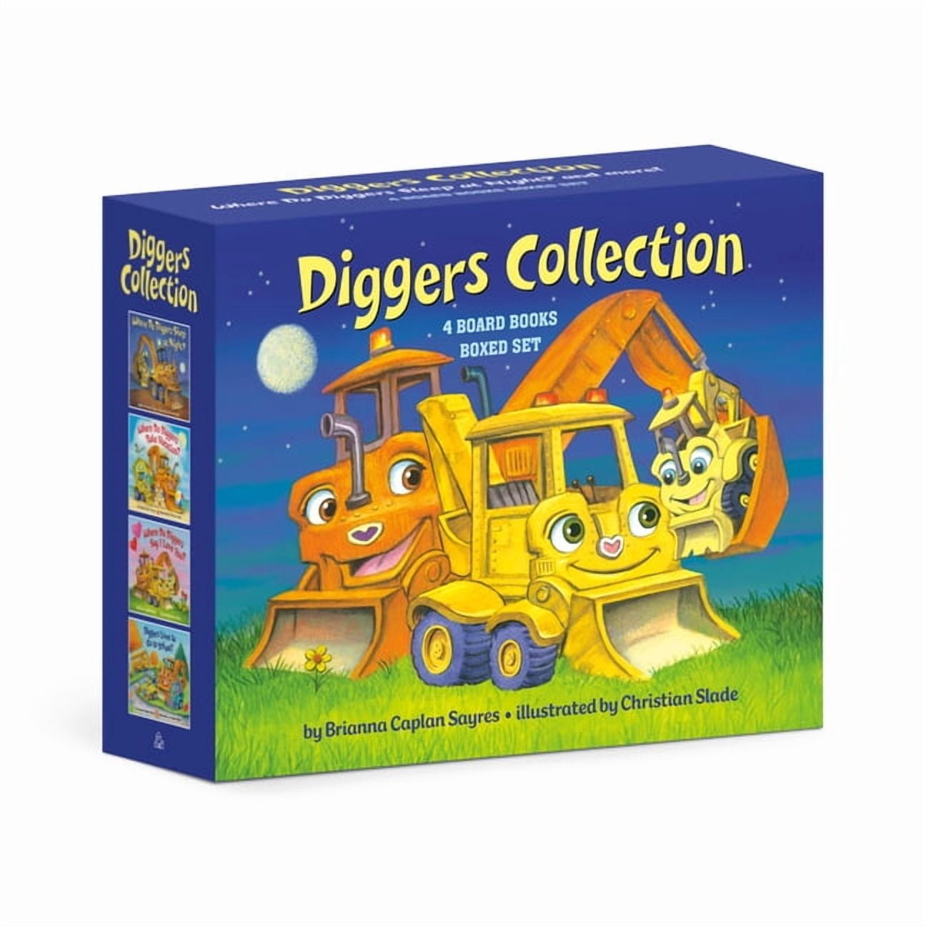 Where Do...Series Diggers Collection 4-Book Boxed Set: Where Do Diggers Sleep at Night?; Where Do Diggers Say I Love You?; Where Do Digger, (Paperback)