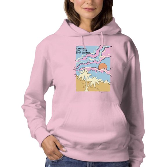 Do Something Cool Hoodie Women -Image by Shutterstock, Female Medium