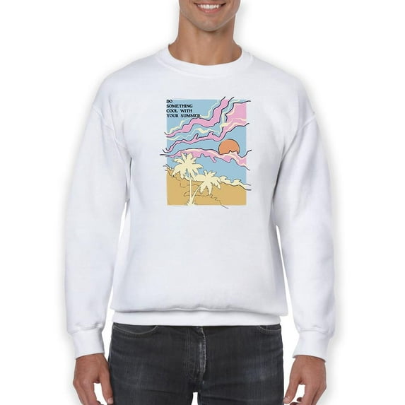 Do Something Cool Sweatshirt Men -Image by Shutterstock, Male 3X-Large