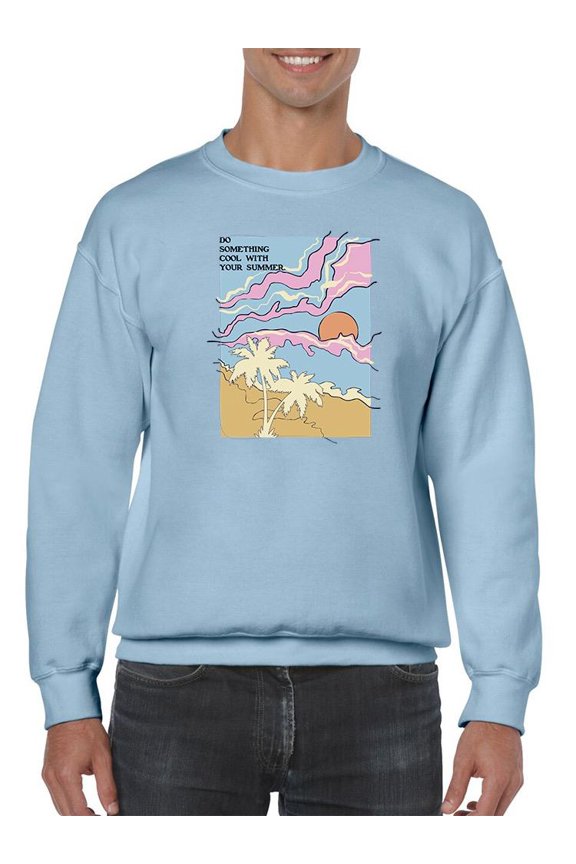 Do Something Cool Sweatshirt Men -Image by Shutterstock, Male Large