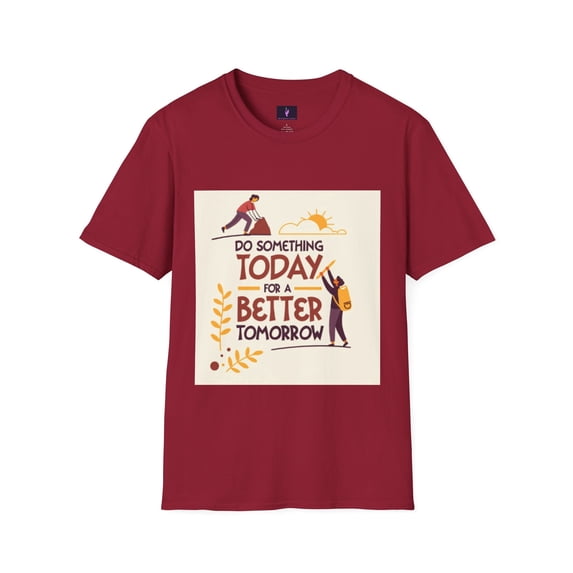 Do Something Yourself T-shirt, Maroon Color, Small