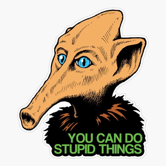 Do Things Robot Show Inspired Sticker