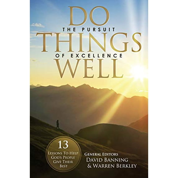 Pre-Owned Do Things Well Paperback Warren Berkley, David Banning