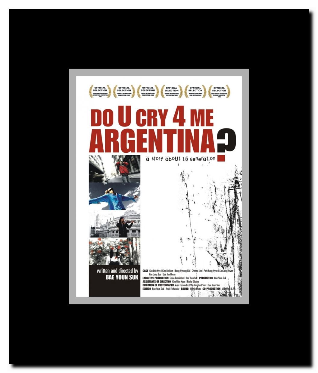Do U Cry 4 Me Argentina? Framed Movie Poster