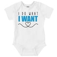 thumbnail image 1 of Do What I Want Cute Attitude Bodysuit Jumper Girls Infant Baby Brisco Brands 12M, 1 of 6