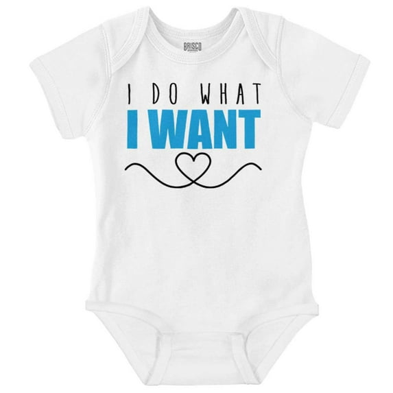Do What I Want Cute Attitude Bodysuit Jumper Girls Infant Baby Brisco Brands 12M