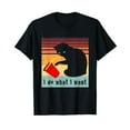 thumbnail image 1 of Do What I Want Vintage Black Cat Red Cup Funny My Cat Unisex T-Shirt Vintage Retro Funny Cute Cat, 1 of 4