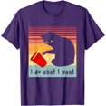 thumbnail image 1 of Do What I Want Vintage Black Cat Red Cup Funny My Cat Unisex T-Shirt for Men Women Kids Toddler, 1 of 5