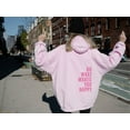 thumbnail image 1 of Do What Makes You Happy Letter Female Pullover Sweatshirts O-Neck Hoodie Casual Women Sweatshirts, 1 of 7