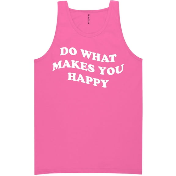 Do What Makes You Happy Neon Tank Top