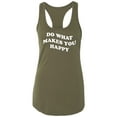 thumbnail image 1 of Do What Makes You Happy Racerback Tank, 1 of 3