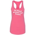 thumbnail image 1 of Do What Makes You Happy Racerback Tank, 1 of 2