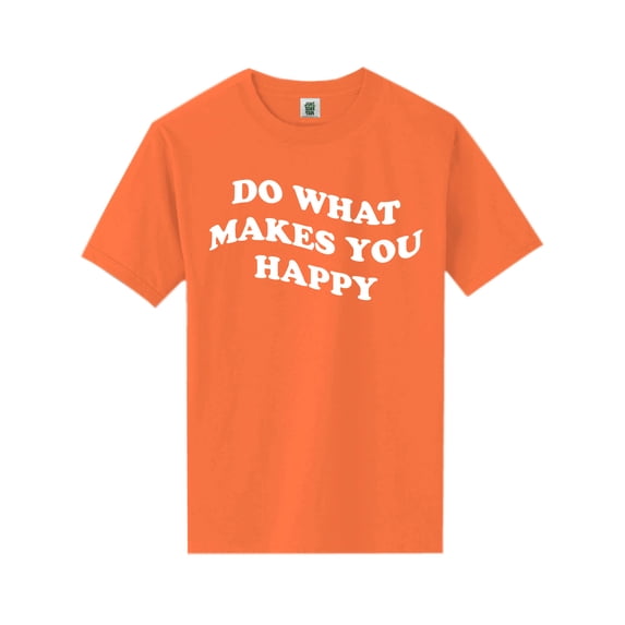 Do What Makes You Happy Short Sleeve Neon T-Shirt