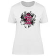 thumbnail image 1 of Do What You Love Roses Sketch T-Shirt Women -Image by Shutterstock, Female Large, 1 of 2