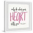 thumbnail image 1 of Do What Your Heart Tells You Framed Painting Print, 1 of 6