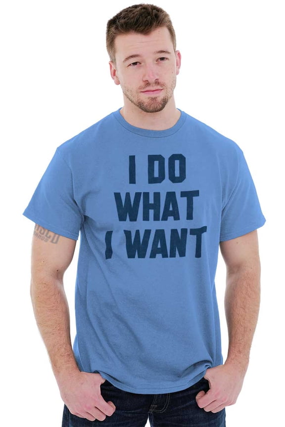 Do Whatever I Want Rude Attitude Plus Size Crewneck Graphic Tee Shirt Brisco Brands 2X