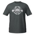 thumbnail image 1 of Do You Even Crit Gym Workout Cardio Funny DM Healthy Strong T-Shirt (Dark Heather, M), 1 of 1