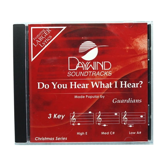 Do You Hear What I Hear Made Popular by Guardians NEW CD Accompaniment