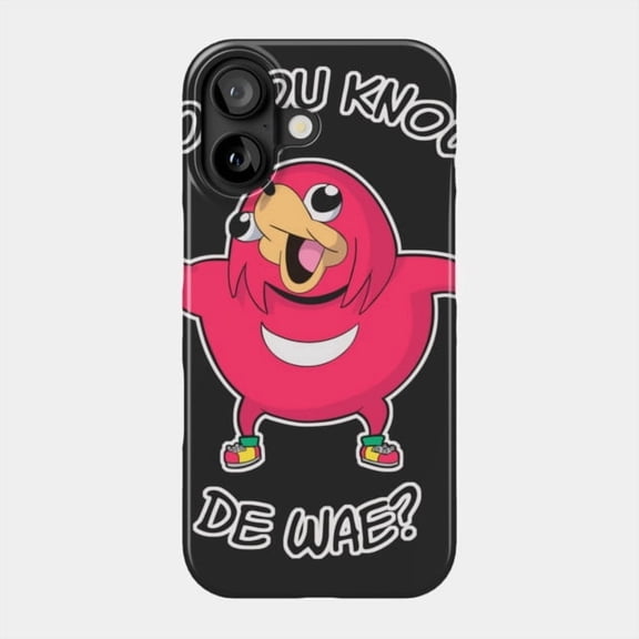 Do You Know De Wae Funny Knuckles Meme Graphic Case for Apple iPhone 11 to 17