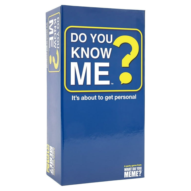 Do You Know Me? the Card Game that Puts You and Your Friends in the Hot  Seat by What Do You Meme? 