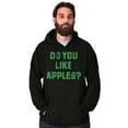 thumbnail image 1 of Do You Like Apples Famous Quote Unisex Plus Fleece Graphic Hoodie Brisco Brands 2X, 1 of 5