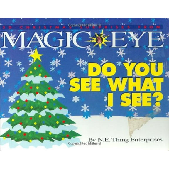 Pre-Owned Do You See What I See?: 3D Christmas Surprises from the Magic Eye: 3D Illusions (Paperback) 0836270185 9780836270181
