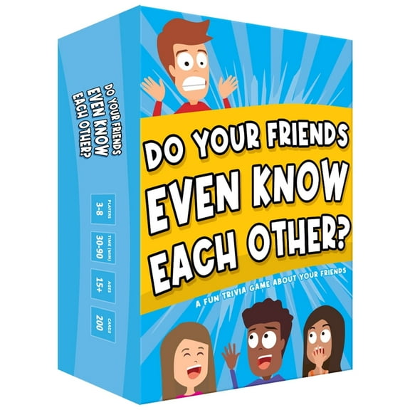 Do Your Friends Even Know Each Other? The Ultimate Party Card Game for Adults and Teens, Perfect for Game Night and a Great Gift for Friends