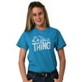 thumbnail image 1 of Cute Gym Workout Do Your Thing Saying Women's Graphic T Shirt Tees Brisco Brands M, 1 of 6