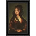 thumbnail image 1 of Do▒a Isabel Cobos de Porcel 18x24 Black Ornate Wood Framed Canvas Art by Goya, Francisco de, 1 of 2