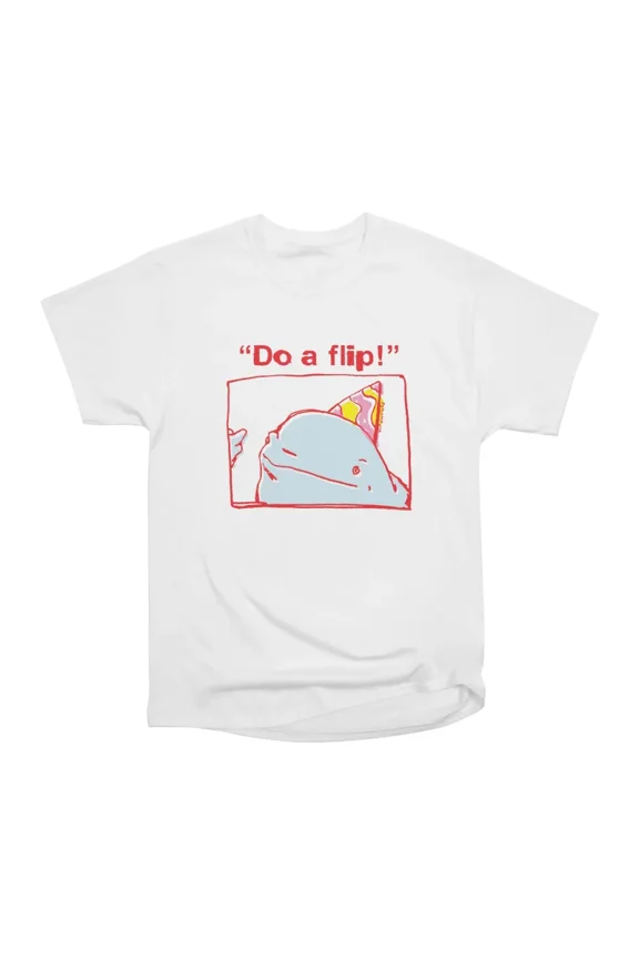 Do a flip beluga whale T-Shirt Tee Gift For Him Merch For Her Apparel For Friend