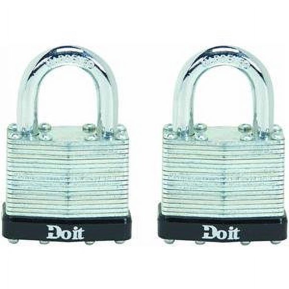 2PK 1-1/2" LAMNT PADLOCK